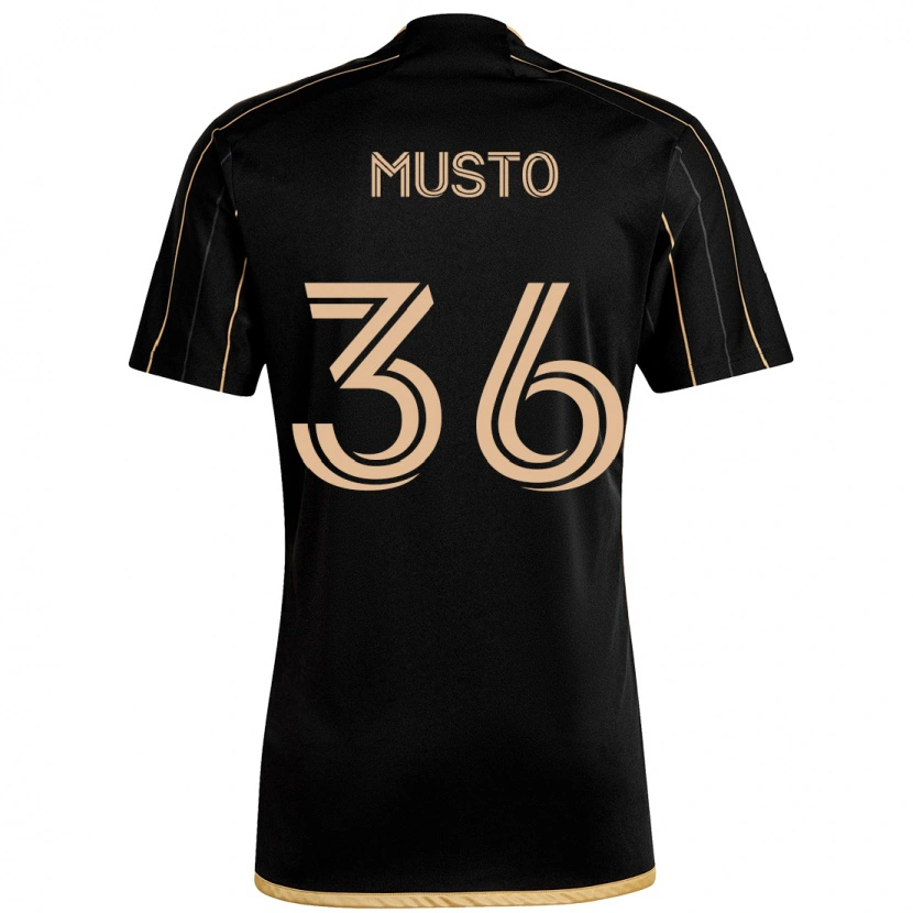 Danxen Herren Tommy Musto #36 Schwarz Braun Heimtrikot Trikot 2025/26 T-Shirt