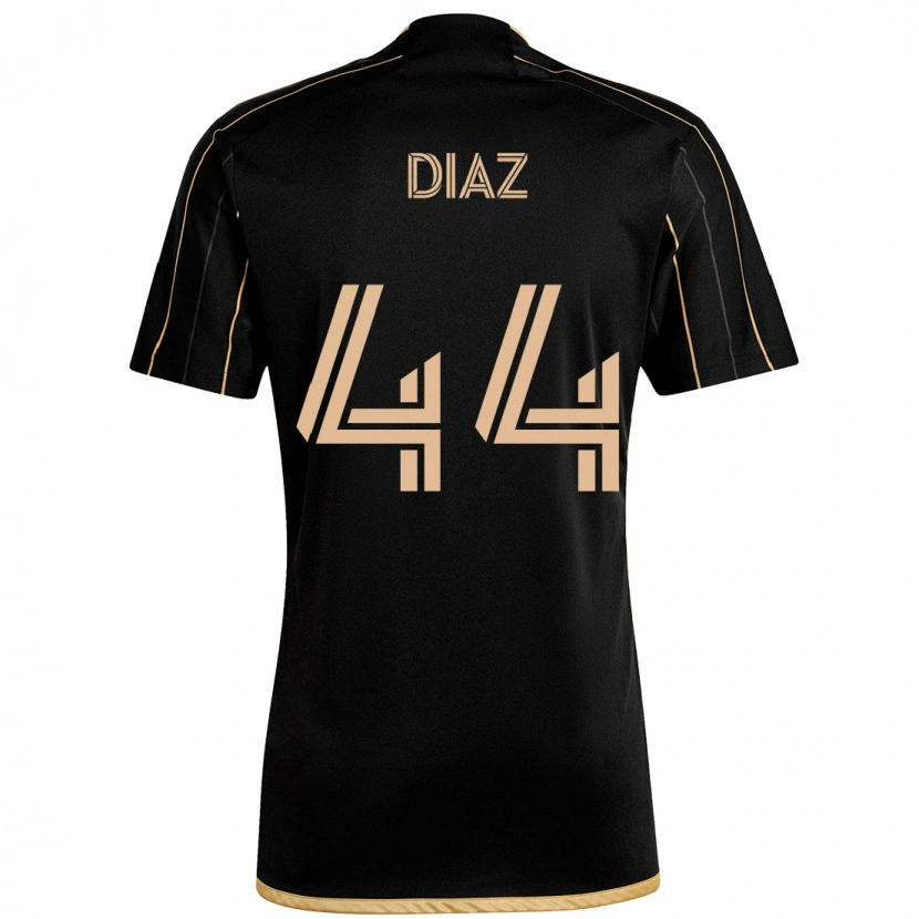 Danxen Herren Christian Díaz #44 Schwarz Braun Heimtrikot Trikot 2025/26 T-Shirt