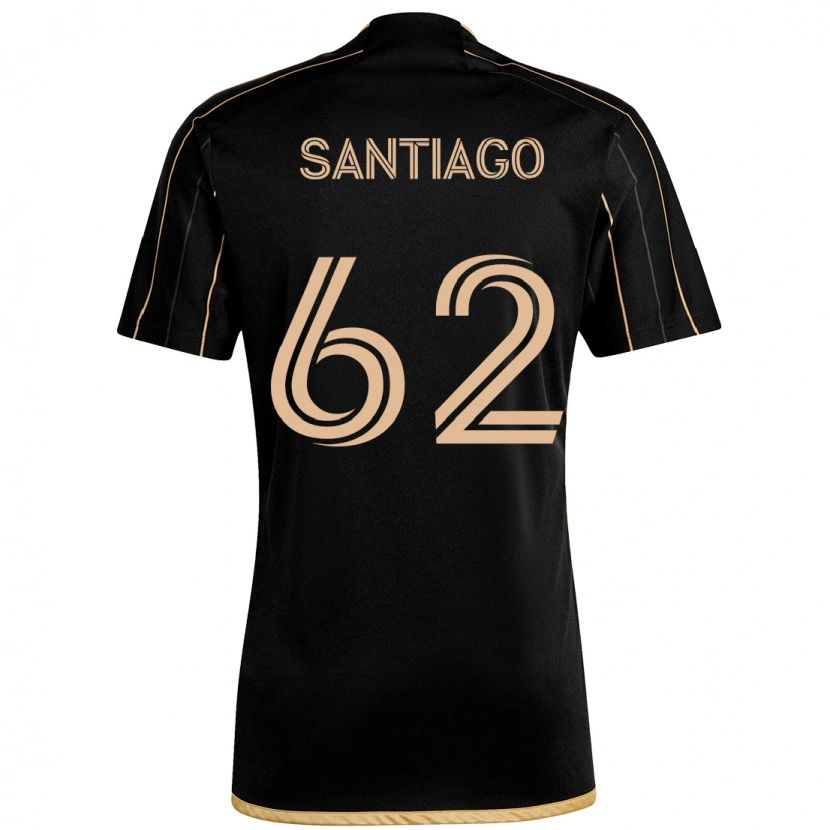 Danxen Herren Joshua Santiago #62 Schwarz Braun Heimtrikot Trikot 2025/26 T-Shirt