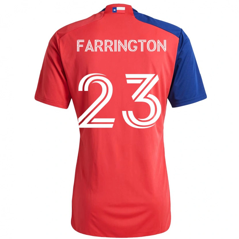 Danxen Herren Logan Farrington #23 Rot Marineblau Heimtrikot Trikot 2025/26 T-Shirt