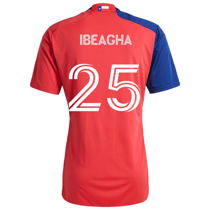 Danxen Herren Sebastien Ibeagha #25 Rot Marineblau Heimtrikot Trikot 2025/26 T-Shirt
