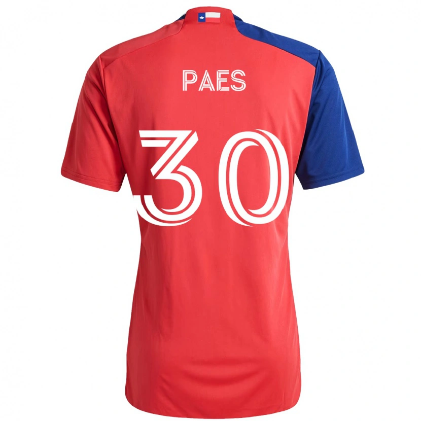 Danxen Herren Maarten Paes #30 Rot Marineblau Heimtrikot Trikot 2025/26 T-Shirt