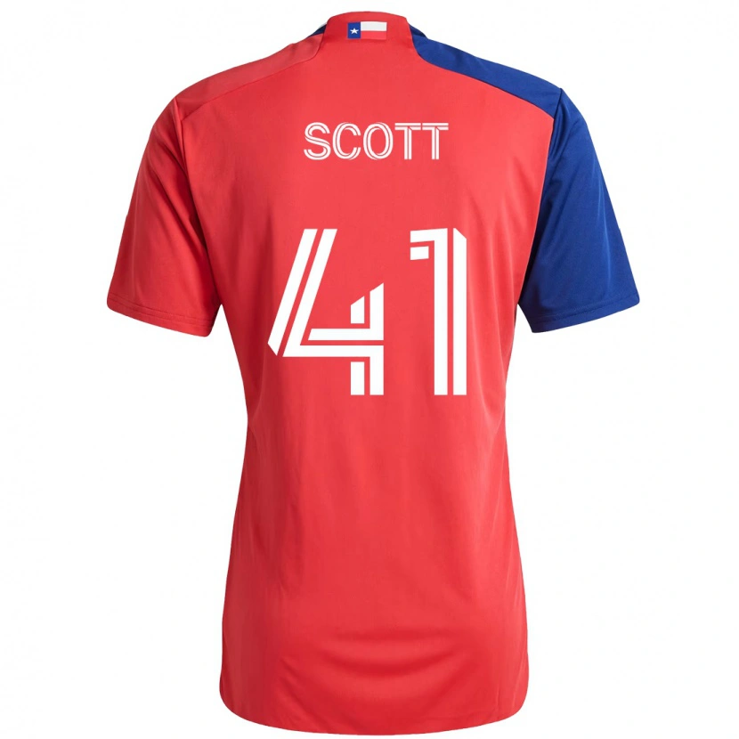 Danxen Herren Tarik Scott #41 Rot Marineblau Heimtrikot Trikot 2025/26 T-Shirt
