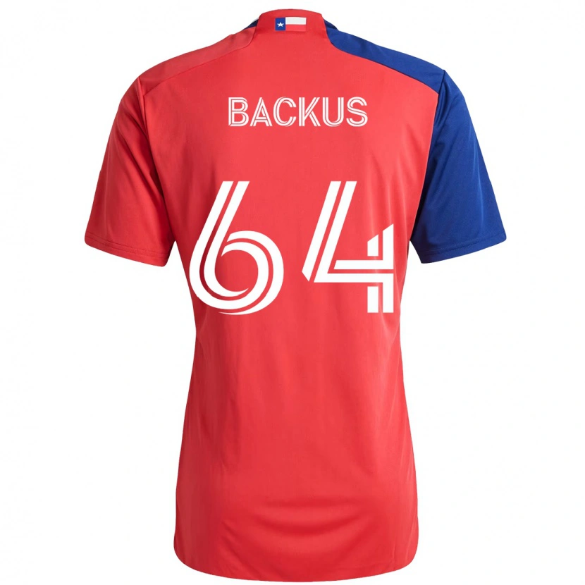 Danxen Herren Braeden Backus #64 Rot Marineblau Heimtrikot Trikot 2025/26 T-Shirt