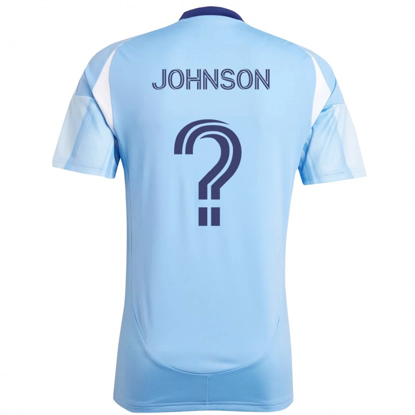 Danxen Herren Jabar Johnson #0 Hellblau Heimtrikot Trikot 2025/26 T-Shirt