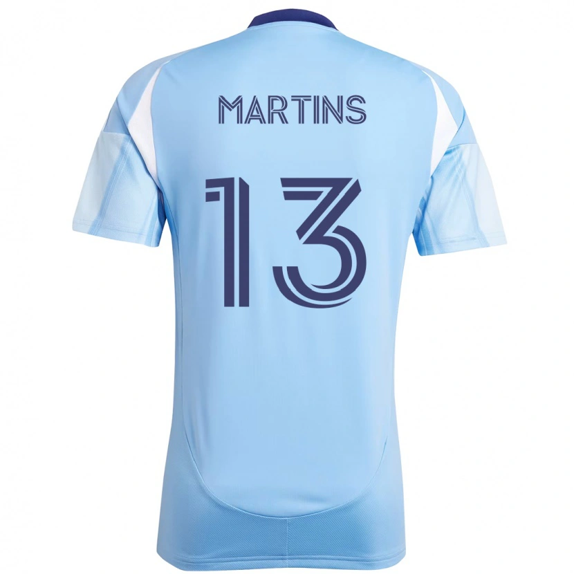 Danxen Herren Thiago Martins #13 Hellblau Heimtrikot Trikot 2025/26 T-Shirt
