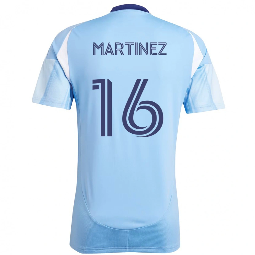 Danxen Herren Alonso Martínez #16 Hellblau Heimtrikot Trikot 2025/26 T-Shirt