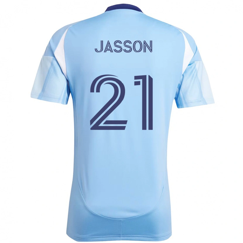 Danxen Herren Andres Jasson #21 Hellblau Heimtrikot Trikot 2025/26 T-Shirt