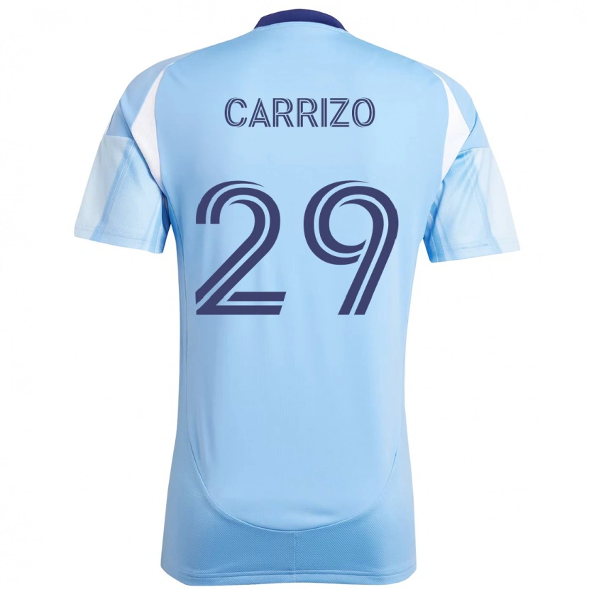Danxen Herren Máximo Carrizo #29 Hellblau Heimtrikot Trikot 2025/26 T-Shirt