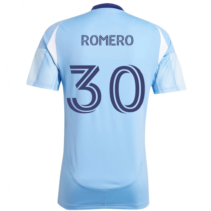 Danxen Herren Tomás Romero #30 Hellblau Heimtrikot Trikot 2025/26 T-Shirt