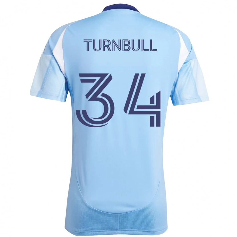 Danxen Herren Stephen Turnbull #34 Hellblau Heimtrikot Trikot 2025/26 T-Shirt
