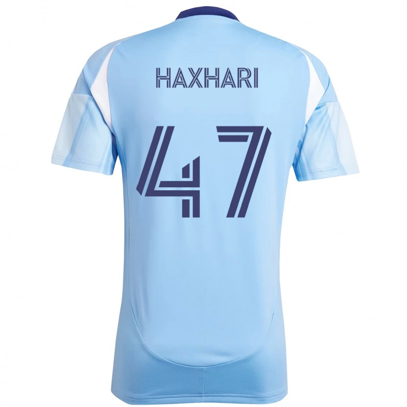 Danxen Herren Klevis Haxhari #47 Hellblau Heimtrikot Trikot 2025/26 T-Shirt