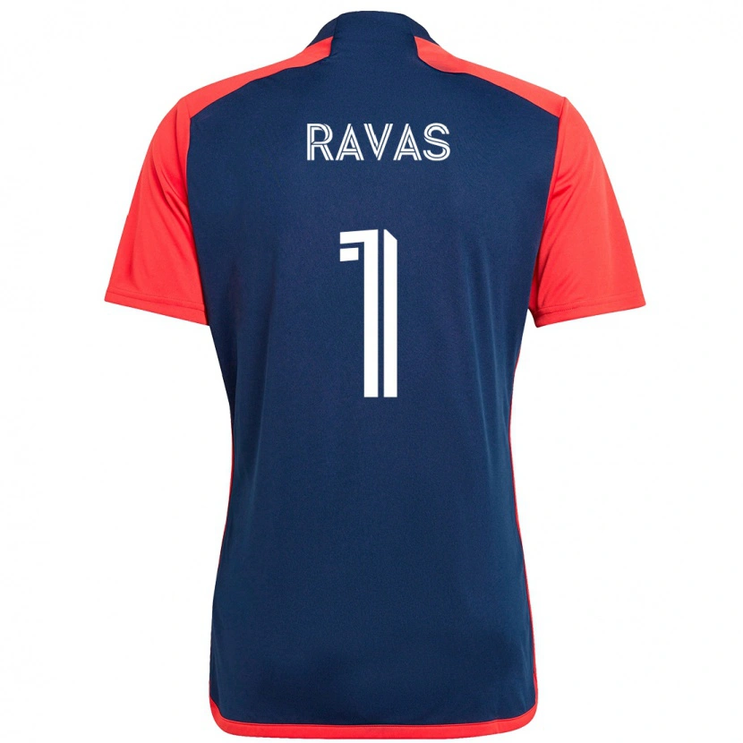 Danxen Herren Henrich Ravas #1 Blau Rot Heimtrikot Trikot 2025/26 T-Shirt