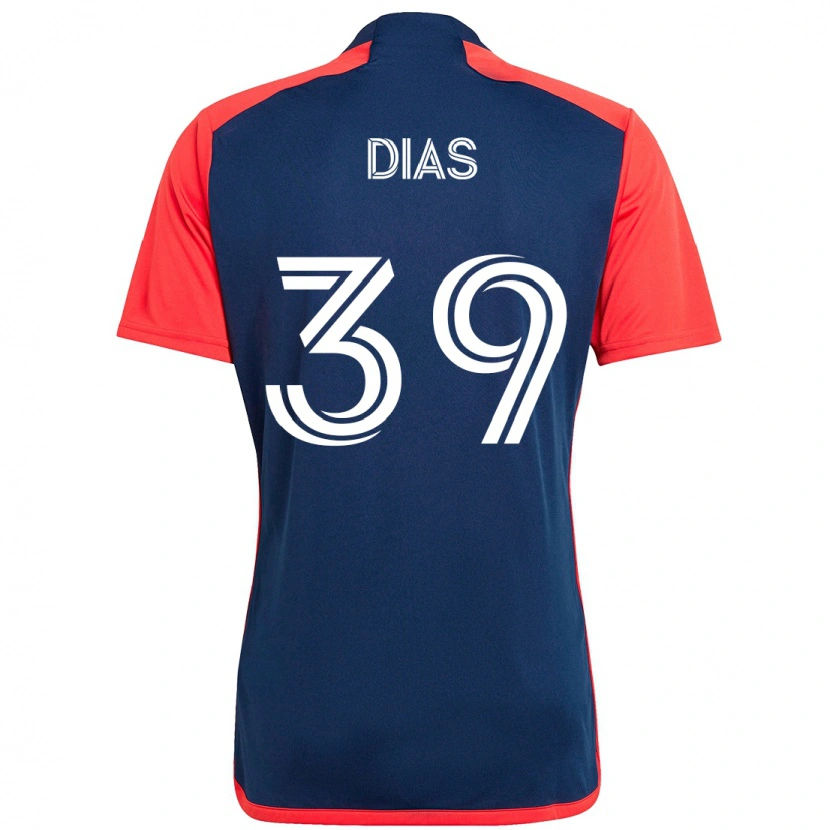 Danxen Herren Marcos Dias #39 Blau Rot Heimtrikot Trikot 2025/26 T-Shirt