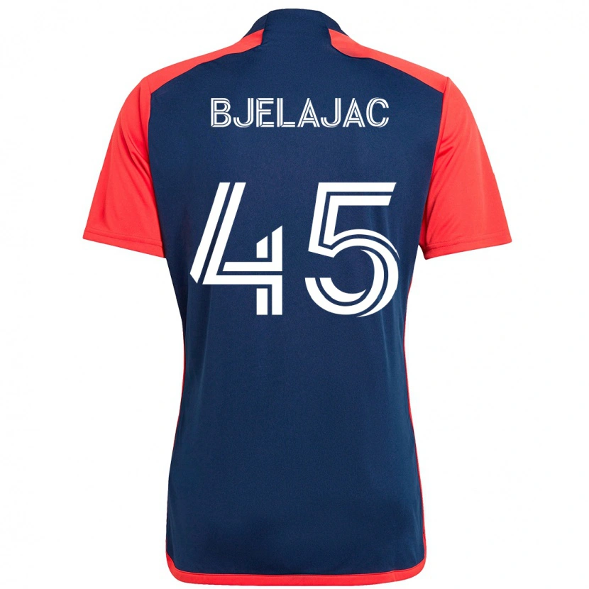 Danxen Herren Andrej Bjelajac #45 Blau Rot Heimtrikot Trikot 2025/26 T-Shirt