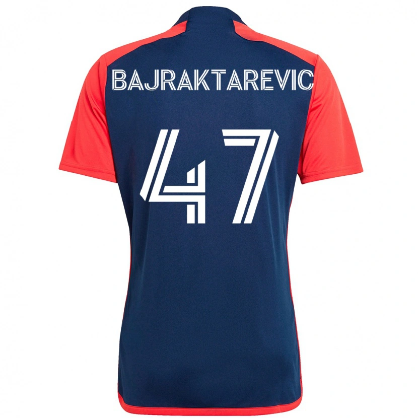 Danxen Herren Esmir Bajraktarevic #47 Blau Rot Heimtrikot Trikot 2025/26 T-Shirt