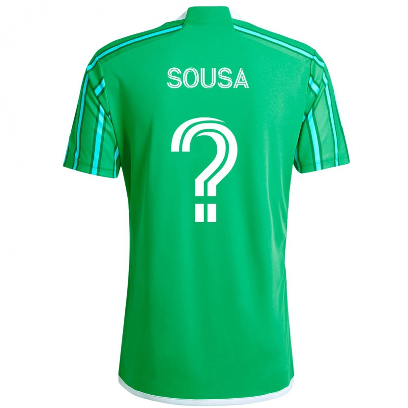 Danxen Herren Travian Sousa #0 Grün Weiß Heimtrikot Trikot 2025/26 T-Shirt