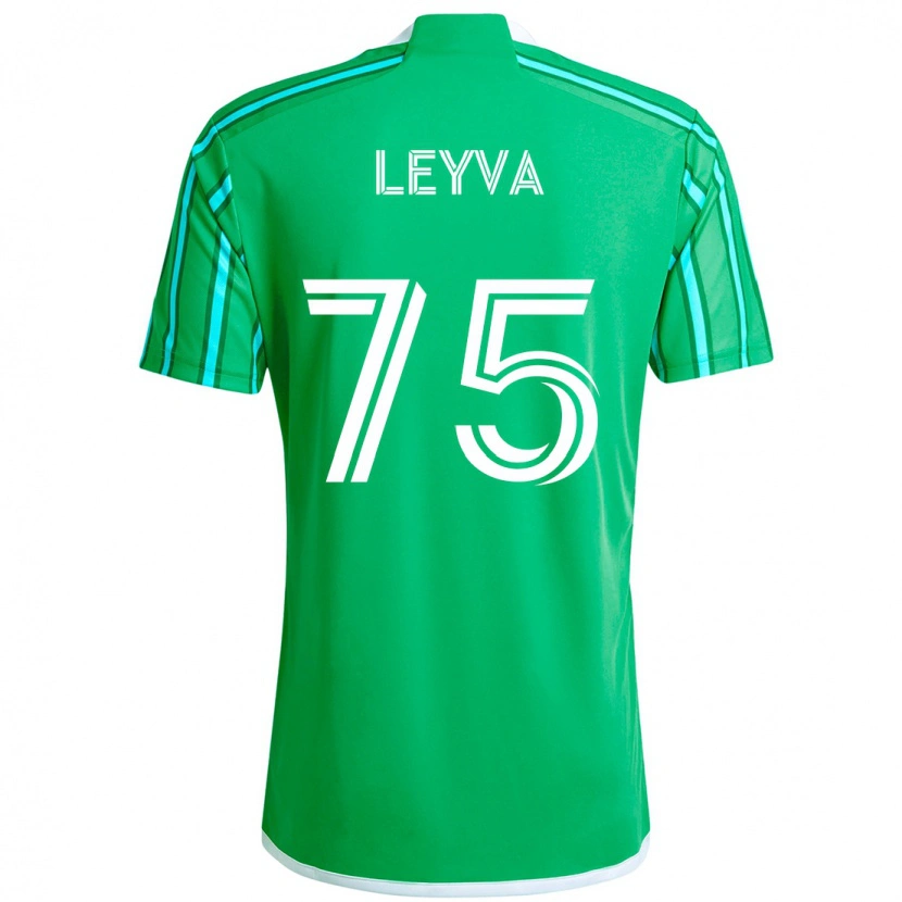 Danxen Herren Danny Leyva #75 Grün Weiß Heimtrikot Trikot 2025/26 T-Shirt