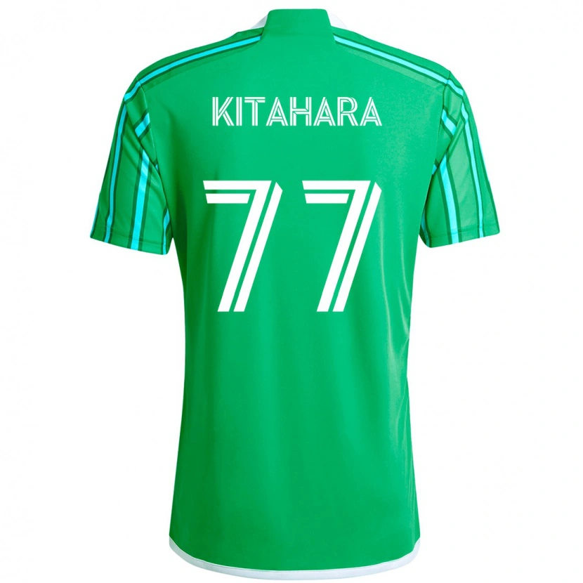 Danxen Herren Sota Kitahara #77 Grün Weiß Heimtrikot Trikot 2025/26 T-Shirt