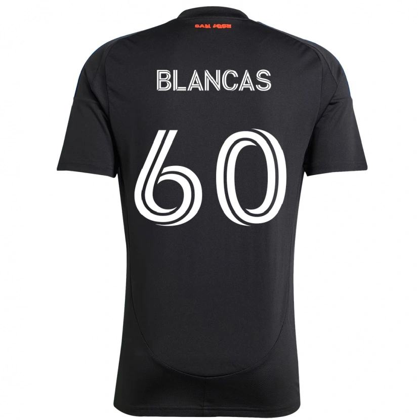 Danxen Herren Eduardo Blancas #60 Schwarz Dunkelblau Heimtrikot Trikot 2025/26 T-Shirt