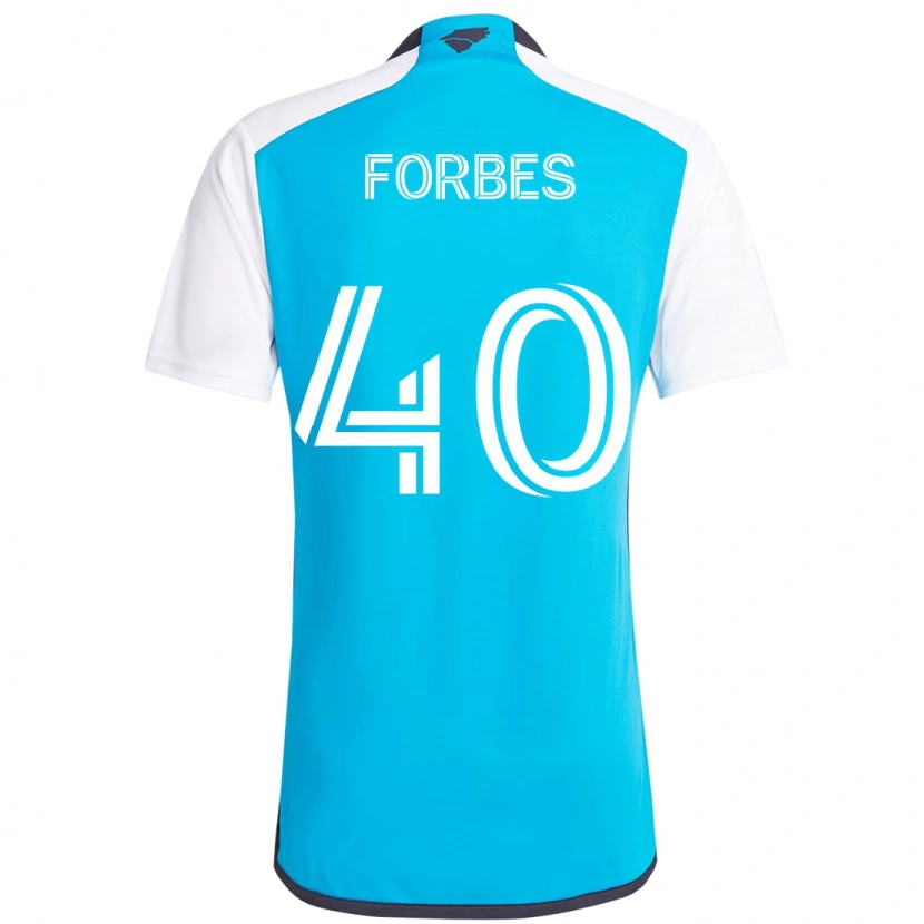 Danxen Herren Jahlane Forbes #40 Himmelblau Weiß Heimtrikot Trikot 2025/26 T-Shirt