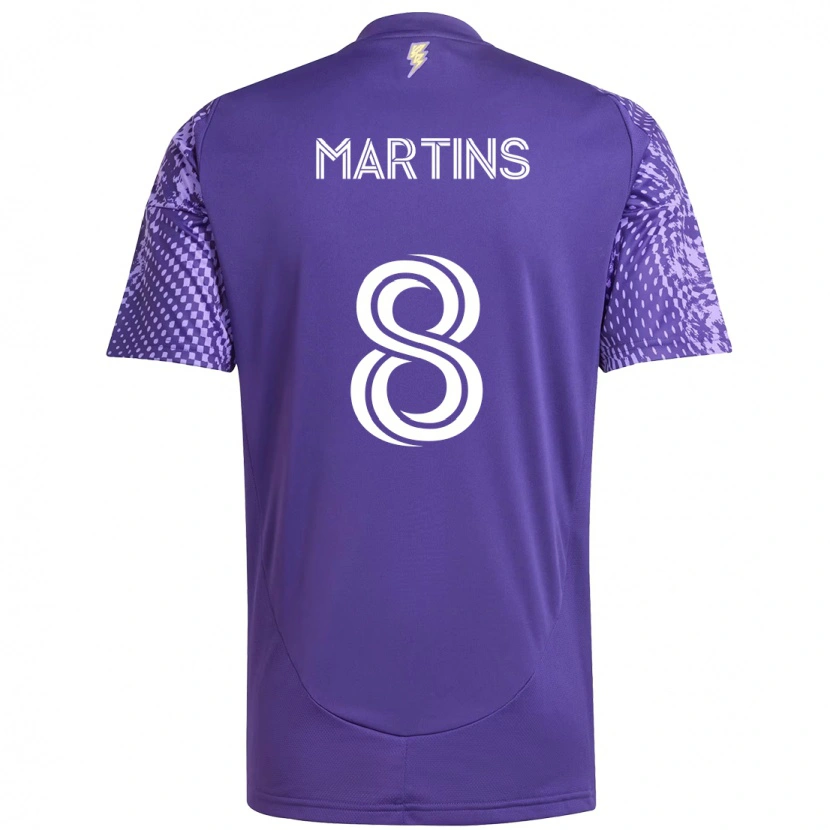 Danxen Herren Felipe Martins #8 Lila Weiß Heimtrikot Trikot 2025/26 T-Shirt