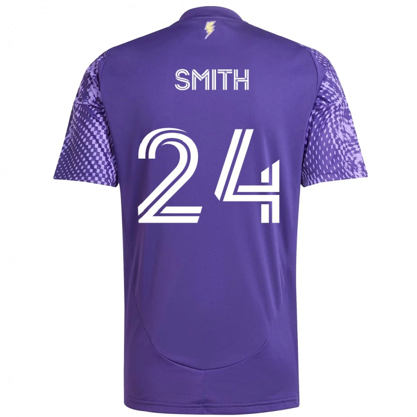 Danxen Herren Kyle Smith #24 Lila Weiß Heimtrikot Trikot 2025/26 T-Shirt