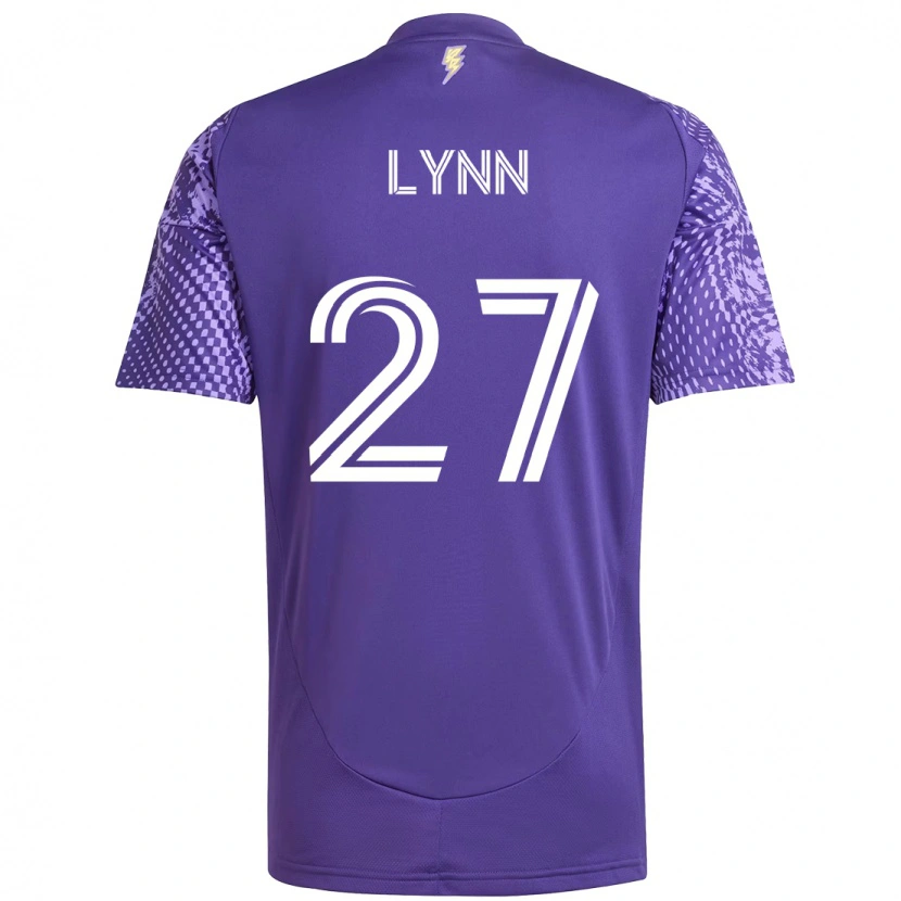 Danxen Herren Jack Lynn #27 Lila Weiß Heimtrikot Trikot 2025/26 T-Shirt