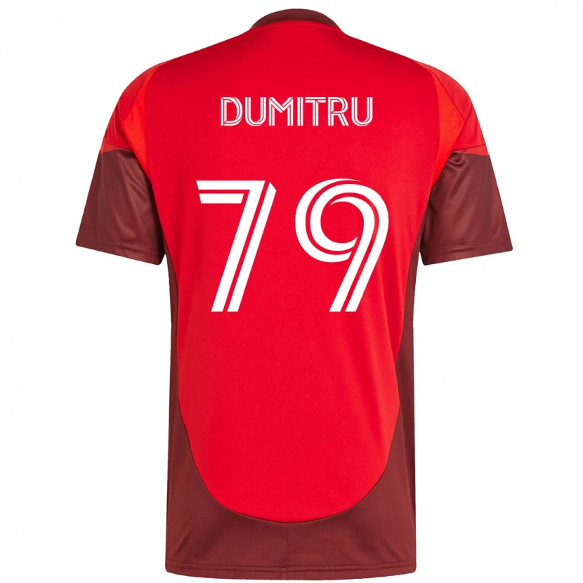 Danxen Herren Andrei Dumitru #79 Rot Weiß Heimtrikot Trikot 2025/26 T-Shirt