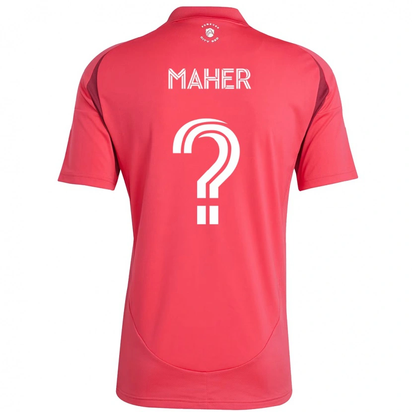 Danxen Herren Josh Maher #0 Magenta Weiß Heimtrikot Trikot 2025/26 T-Shirt