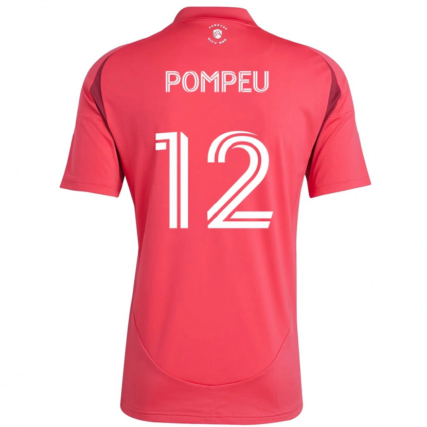 Danxen Herren Célio Pompeu #12 Magenta Weiß Heimtrikot Trikot 2025/26 T-Shirt