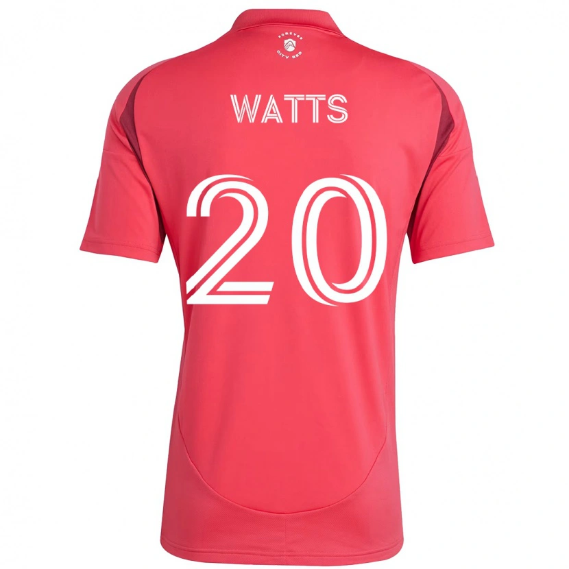 Danxen Herren Akil Watts #20 Magenta Weiß Heimtrikot Trikot 2025/26 T-Shirt