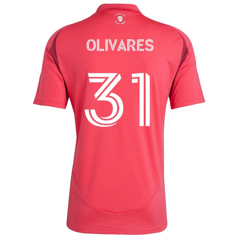 Danxen Herren Christian Olivares #31 Magenta Weiß Heimtrikot Trikot 2025/26 T-Shirt