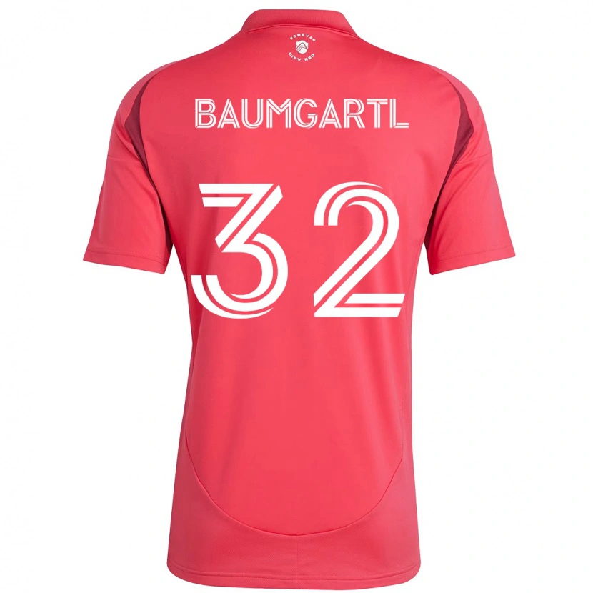 Danxen Herren Timo Baumgartl #32 Magenta Weiß Heimtrikot Trikot 2025/26 T-Shirt