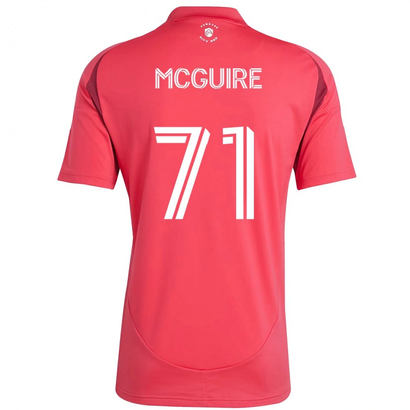 Danxen Herren Nolan Mcguire #71 Magenta Weiß Heimtrikot Trikot 2025/26 T-Shirt