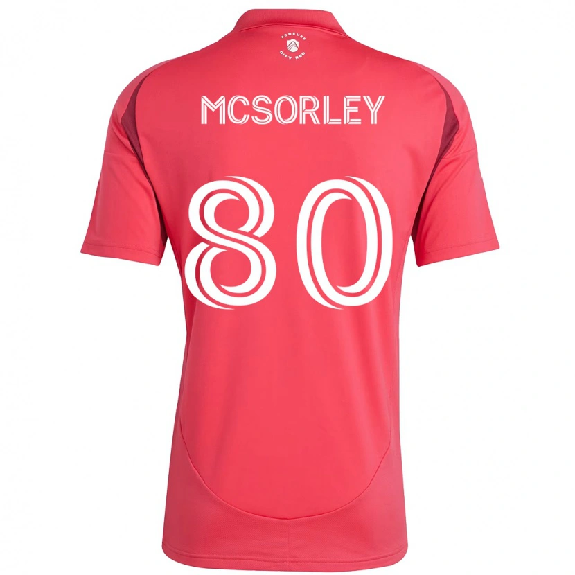 Danxen Herren Brendan Mcsorley #80 Magenta Weiß Heimtrikot Trikot 2025/26 T-Shirt