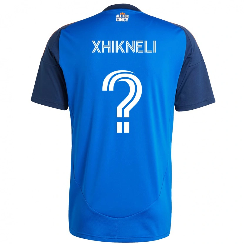 Danxen Herren Diego Xhikneli #0 Dunkelblau Orange Heimtrikot Trikot 2025/26 T-Shirt