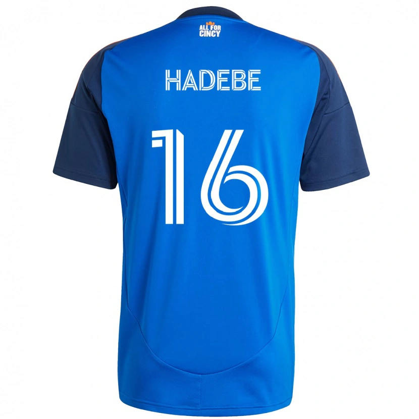 Danxen Herren Teenage Hadebe #16 Dunkelblau Orange Heimtrikot Trikot 2025/26 T-Shirt