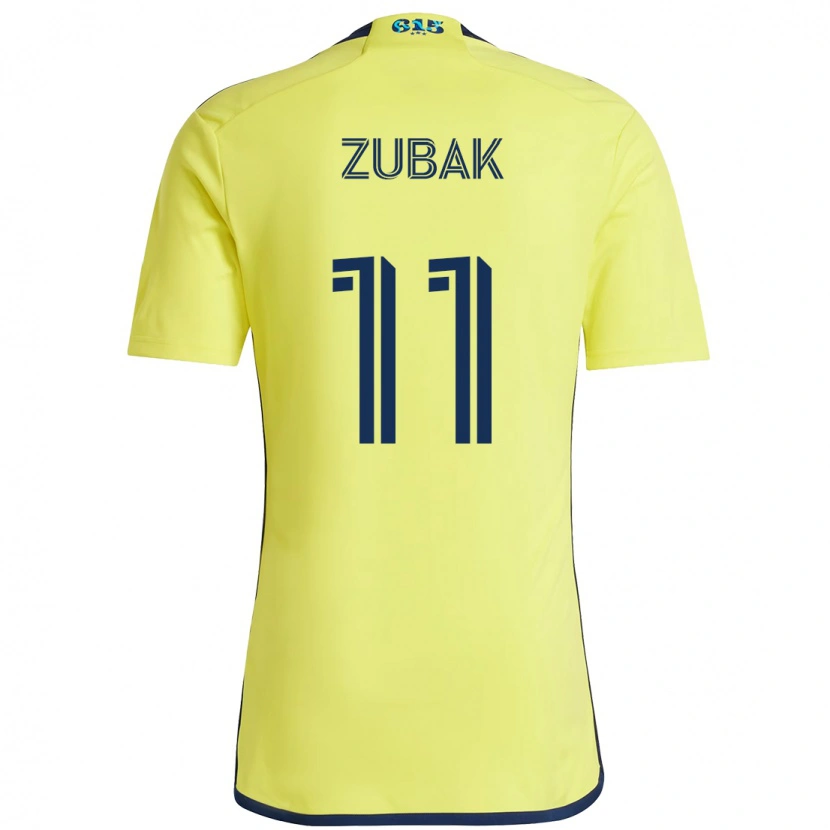 Danxen Herren Ethan Zubak #11 Gelb Marineblau Heimtrikot Trikot 2025/26 T-Shirt