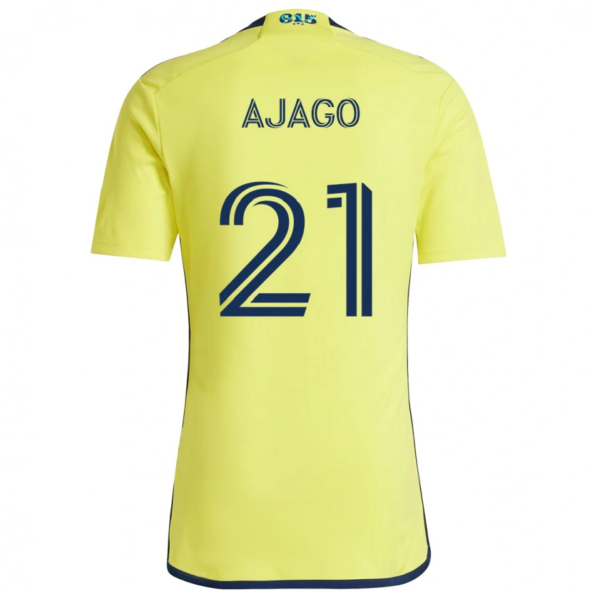 Danxen Herren Forster Ajago #21 Gelb Marineblau Heimtrikot Trikot 2025/26 T-Shirt