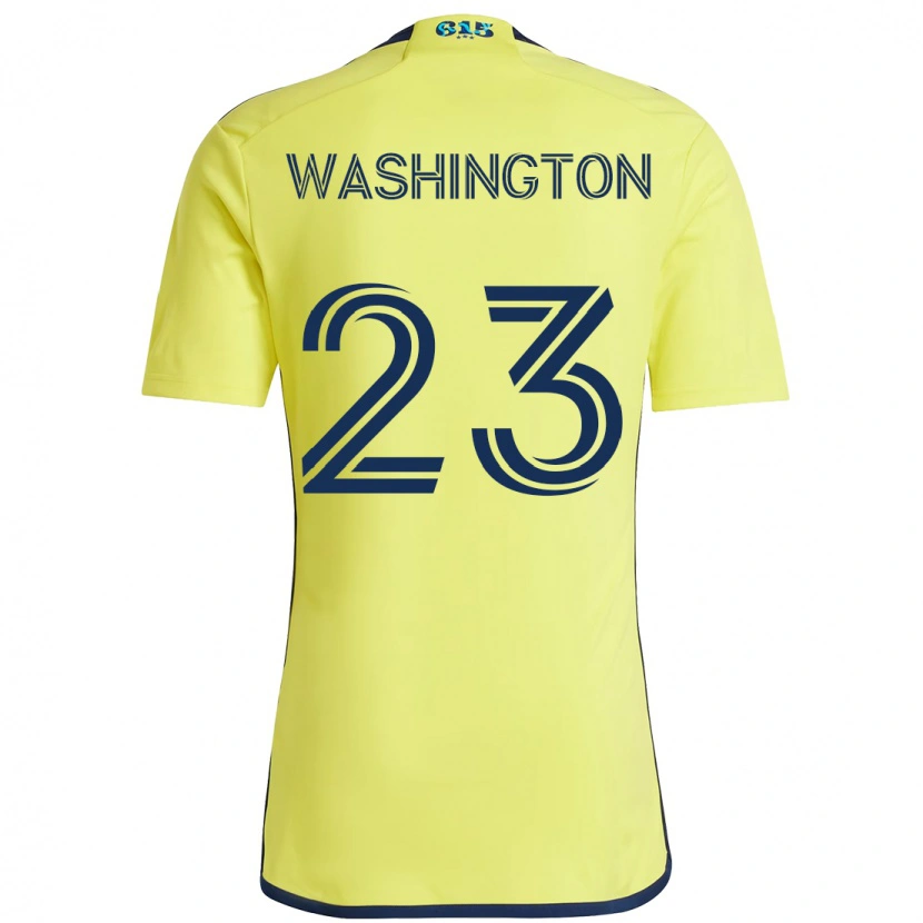 Danxen Herren Taylor Washington #23 Gelb Marineblau Heimtrikot Trikot 2025/26 T-Shirt