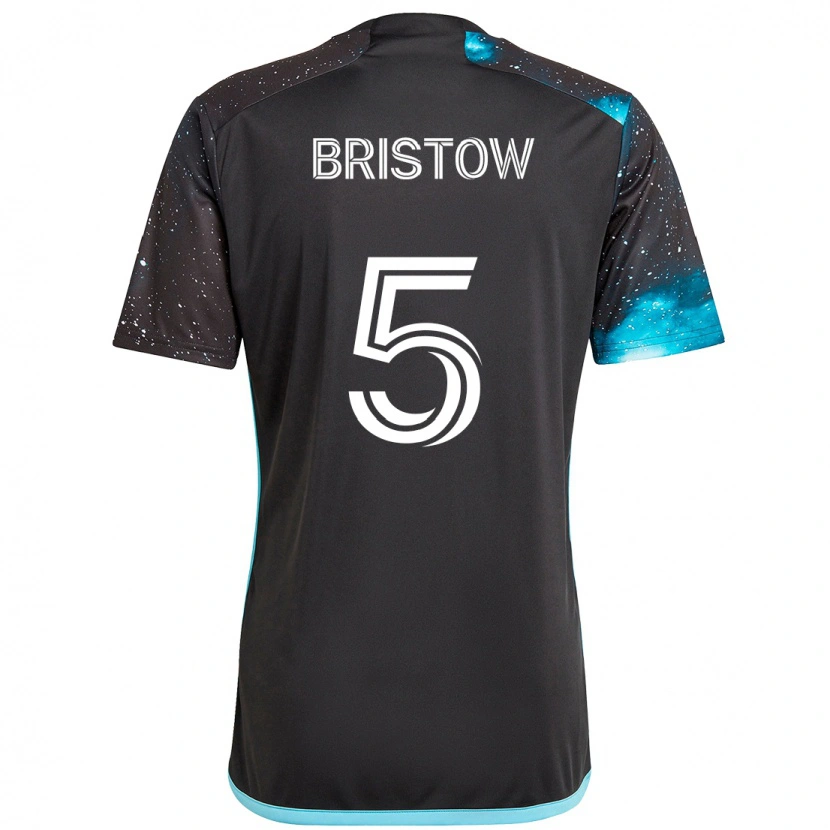 Danxen Herren Ethan Bristow #5 Schwarz Blau Heimtrikot Trikot 2025/26 T-Shirt