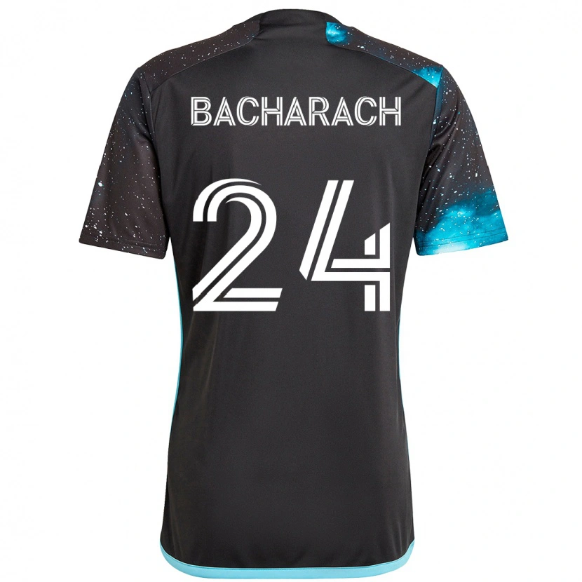 Danxen Herren Hugo Bacharach #24 Schwarz Blau Heimtrikot Trikot 2025/26 T-Shirt