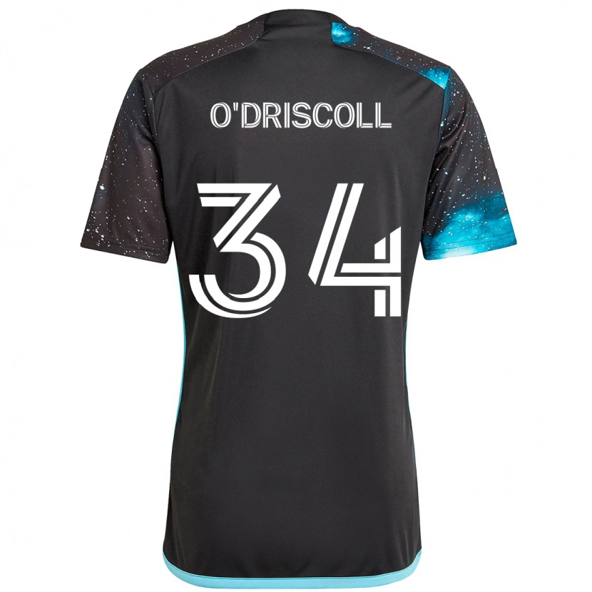 Danxen Herren Rory O'driscoll #34 Schwarz Blau Heimtrikot Trikot 2025/26 T-Shirt