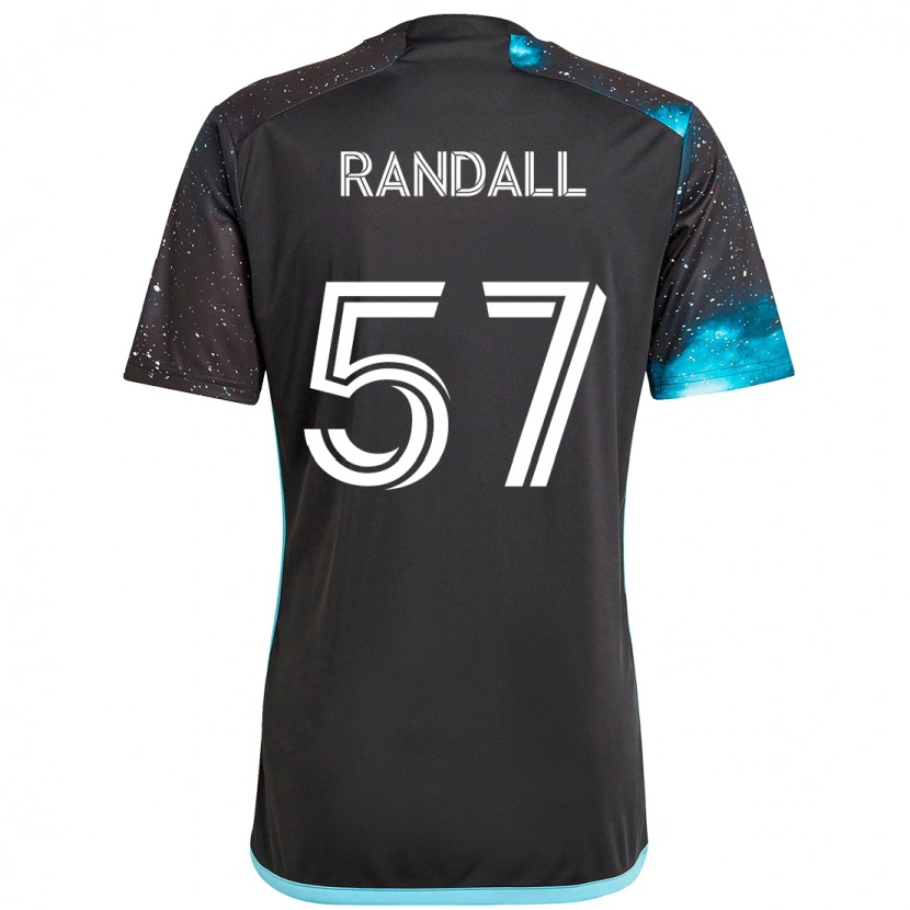 Danxen Herren Darius Randell #57 Schwarz Blau Heimtrikot Trikot 2025/26 T-Shirt