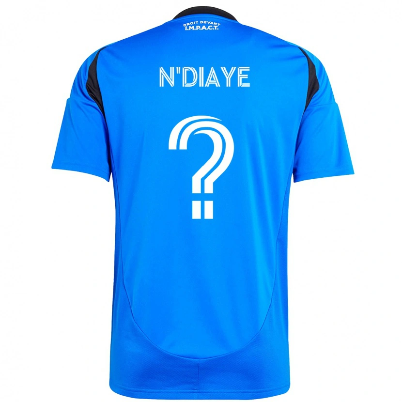 Danxen Herren Antoine N'diaye #0 Dunkelblau Schwarz Heimtrikot Trikot 2025/26 T-Shirt