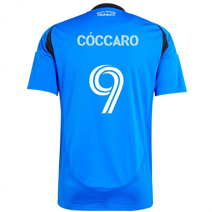 Danxen Herren Matías Cóccaro #9 Dunkelblau Schwarz Heimtrikot Trikot 2025/26 T-Shirt