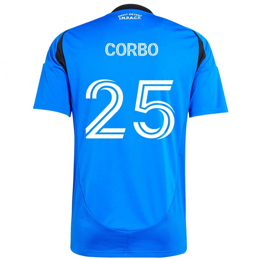 Danxen Herren Gabriele Corbo #25 Dunkelblau Schwarz Heimtrikot Trikot 2025/26 T-Shirt