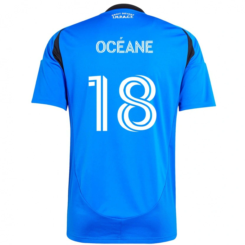 Danxen Herren Blouin Océane #18 Dunkelblau Schwarz Heimtrikot Trikot 2025/26 T-Shirt
