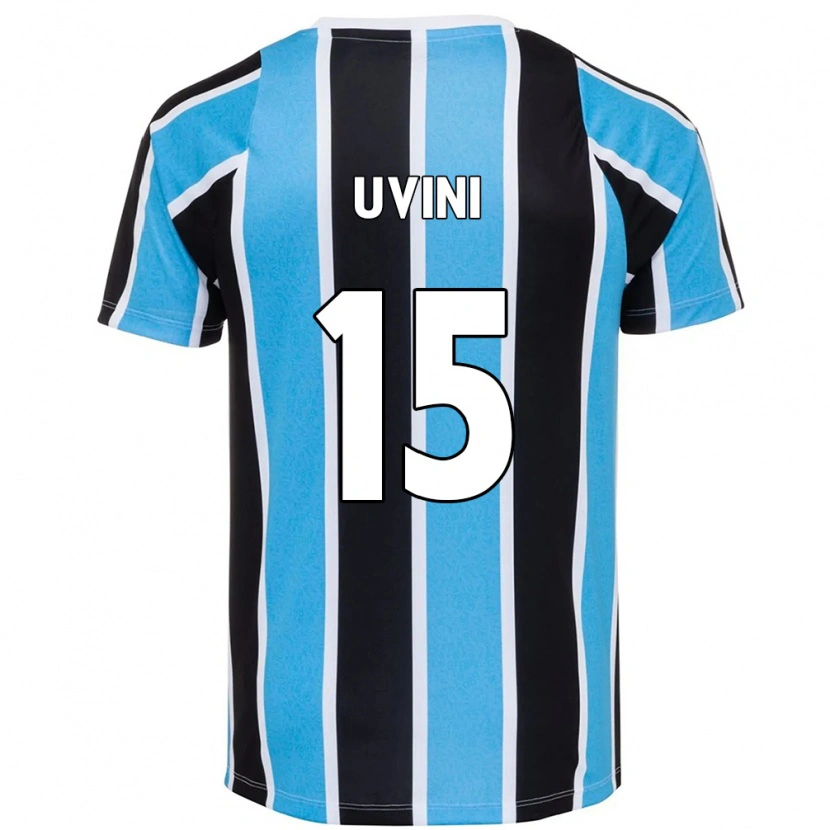 Danxen Herren Bruno Uvini #15 Blau Schwarz Weiß Heimtrikot Trikot 2025/26 T-Shirt